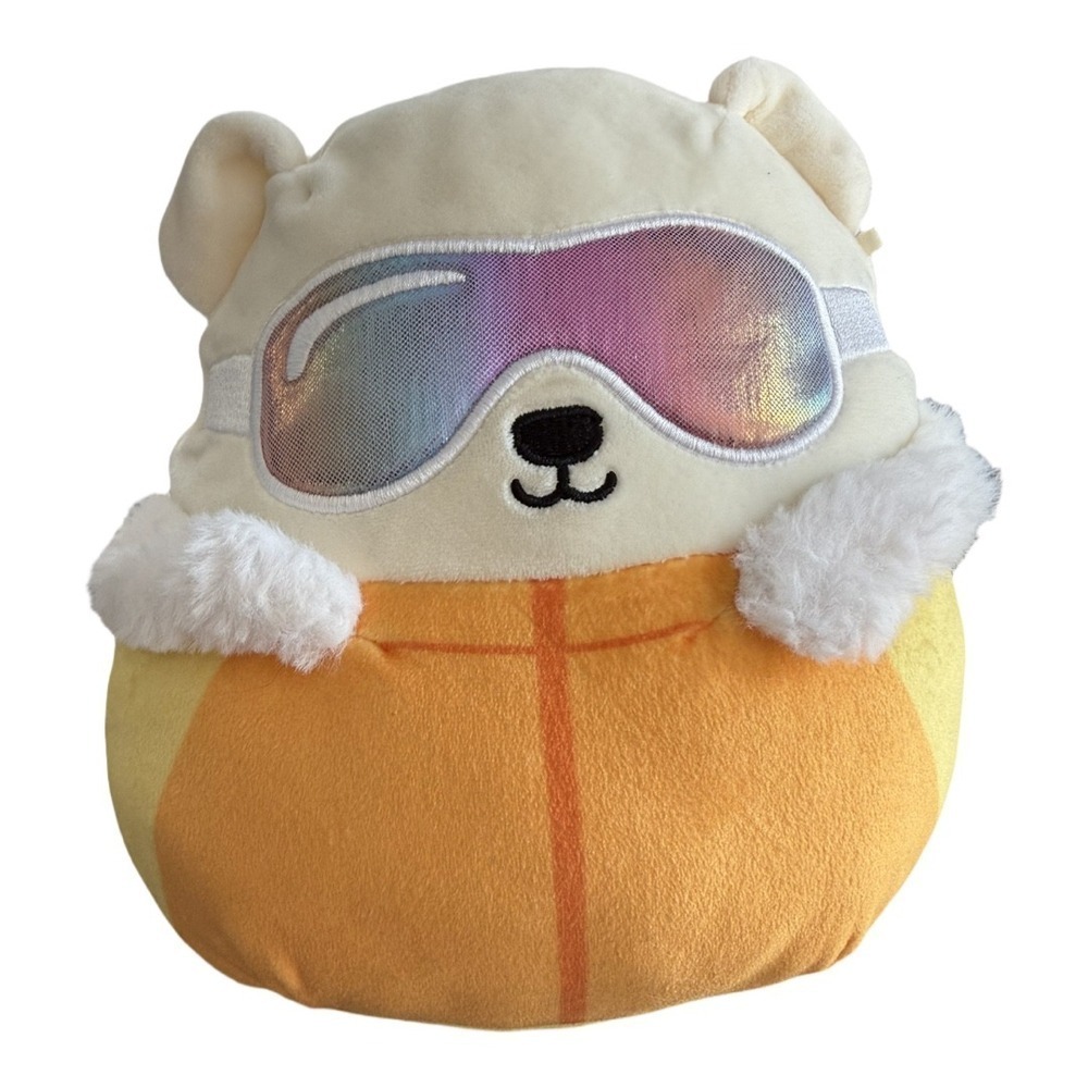 Squishmallows Brooke the Polar Bear 8 Inch KellyToy Holiday Winter Gift